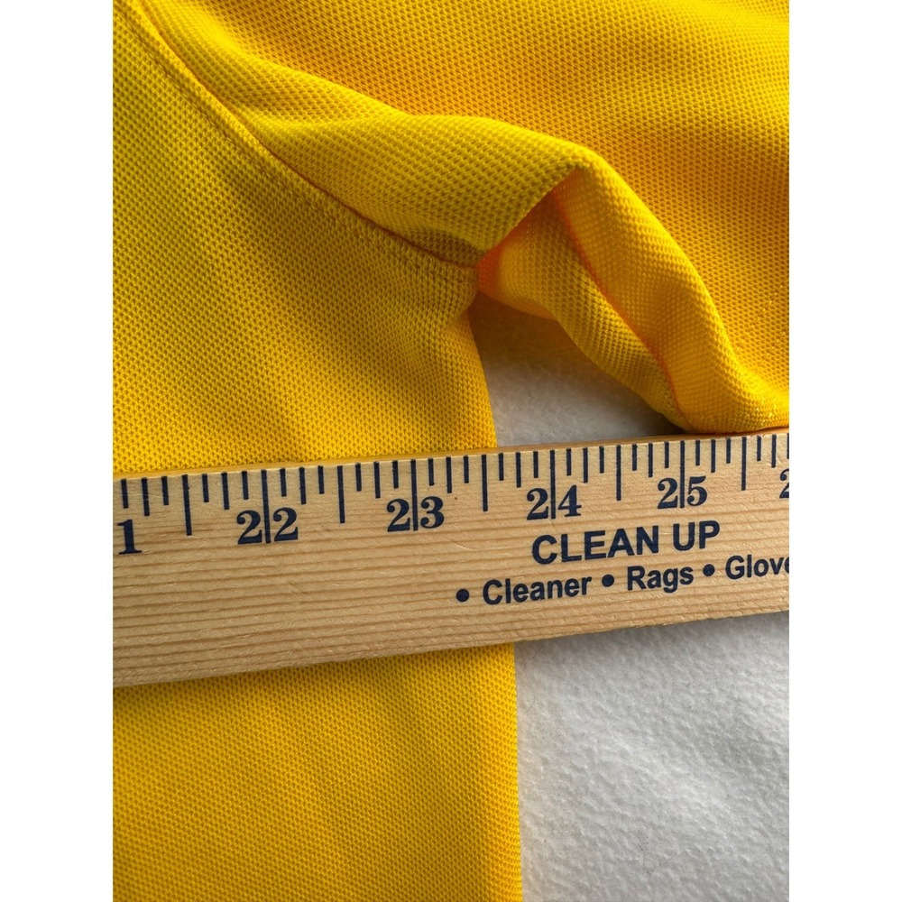 Loudmouth‎ Golf Polo Shirt Mens Yellow Short Sleeve Embroidered Logo Size L - Picture 8 of 16